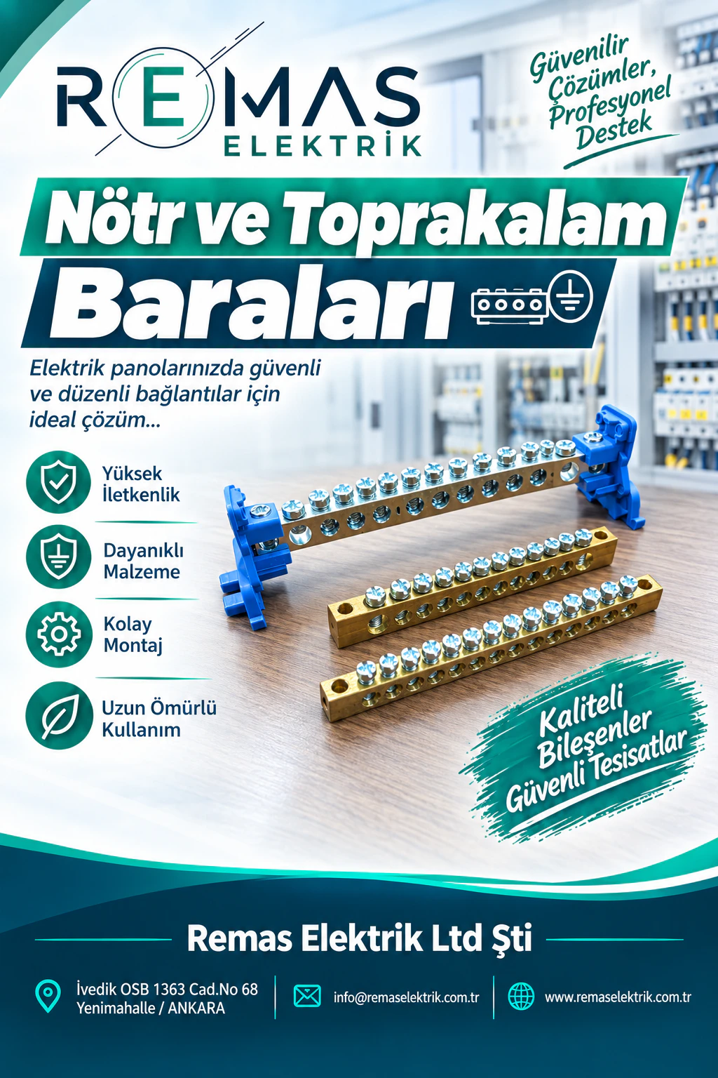 Nötr Ve Topraklama Baraları