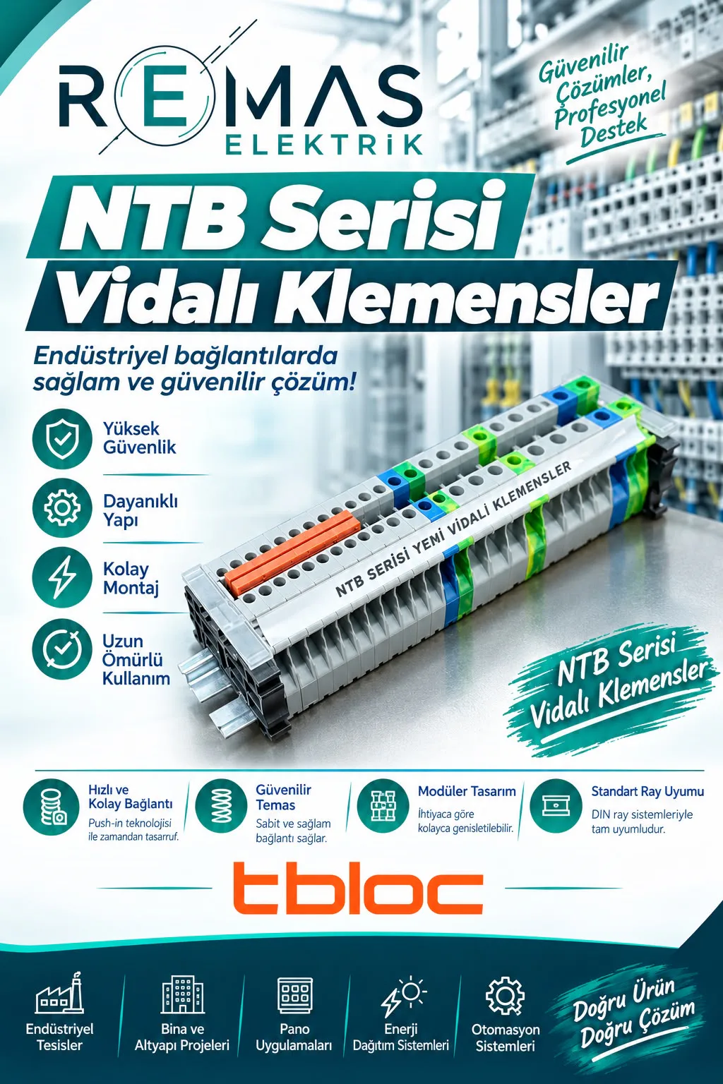 NTB Serisi Yeni Vidalılar